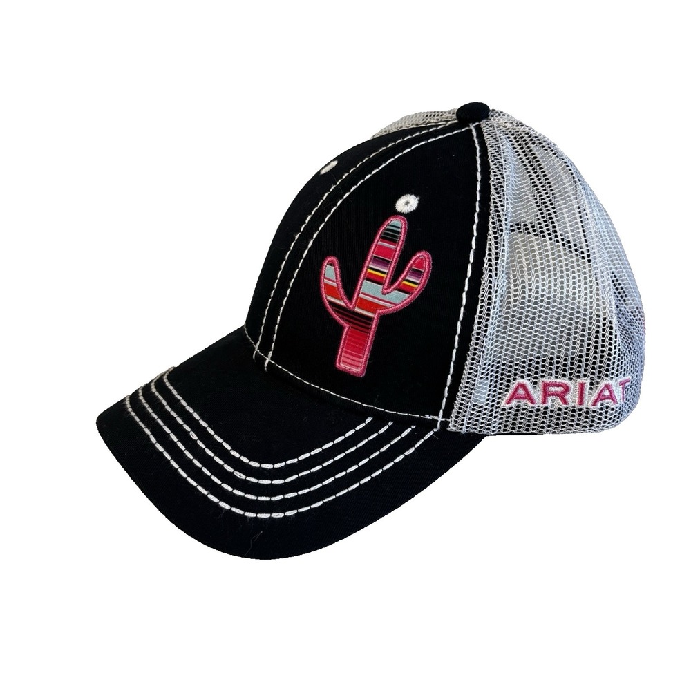 NEW Ariat Womens Hat Serape Cactus Mesh Snapback Baseball Cap Lightweight 515503